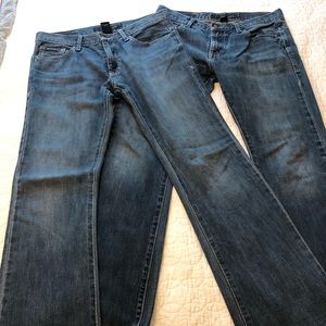 (2) pairs of Calvin Klein Bootcut 30x30 Jeans